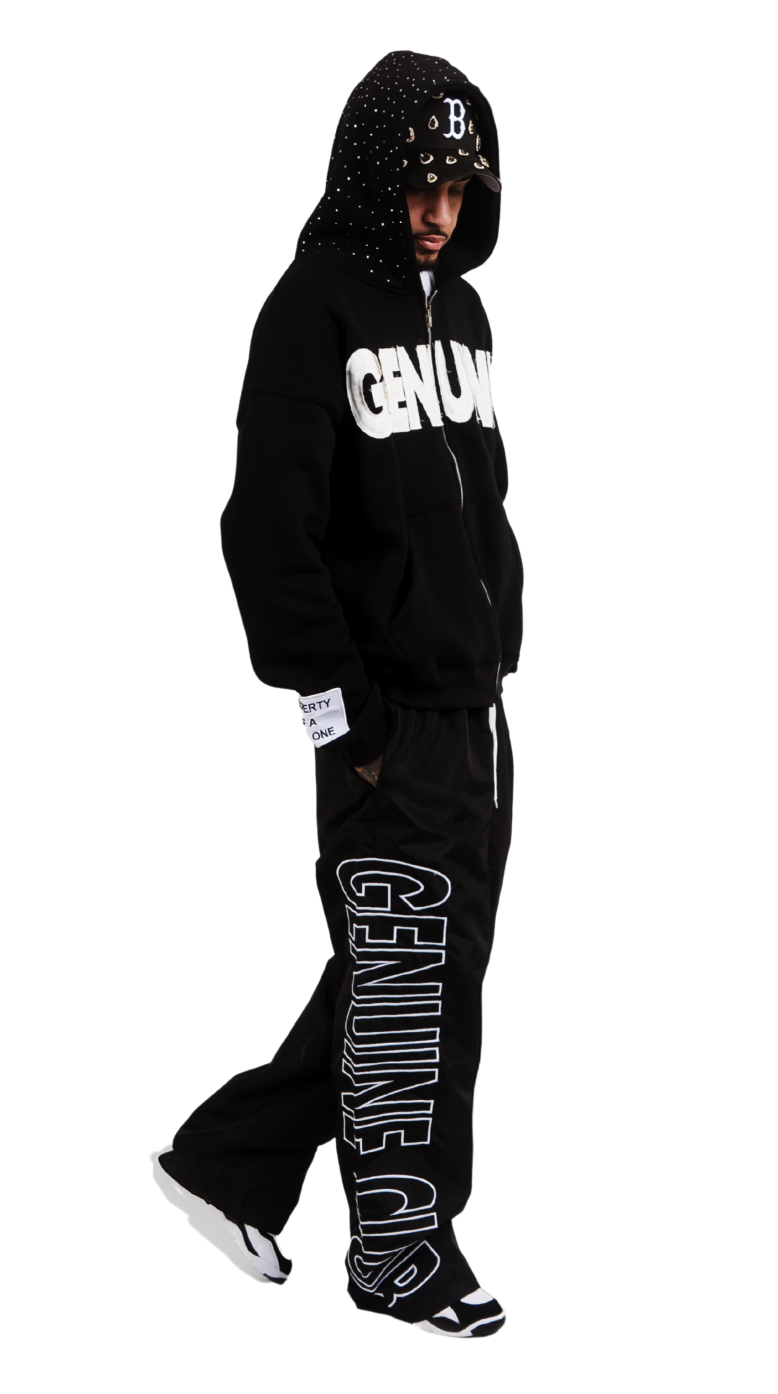 Nylon Baggy Pants