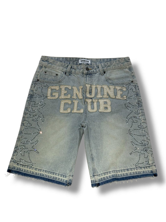Distressed Washed Genuine Jorts